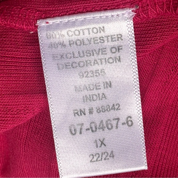 ROAMAN's Plus Size Crochet Trim Cardigan - Picture 14 of 16